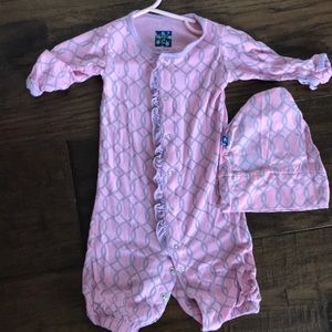 Kickee pant girls 0-3 month